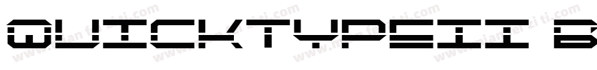 QuickTypeII Bold字体转换